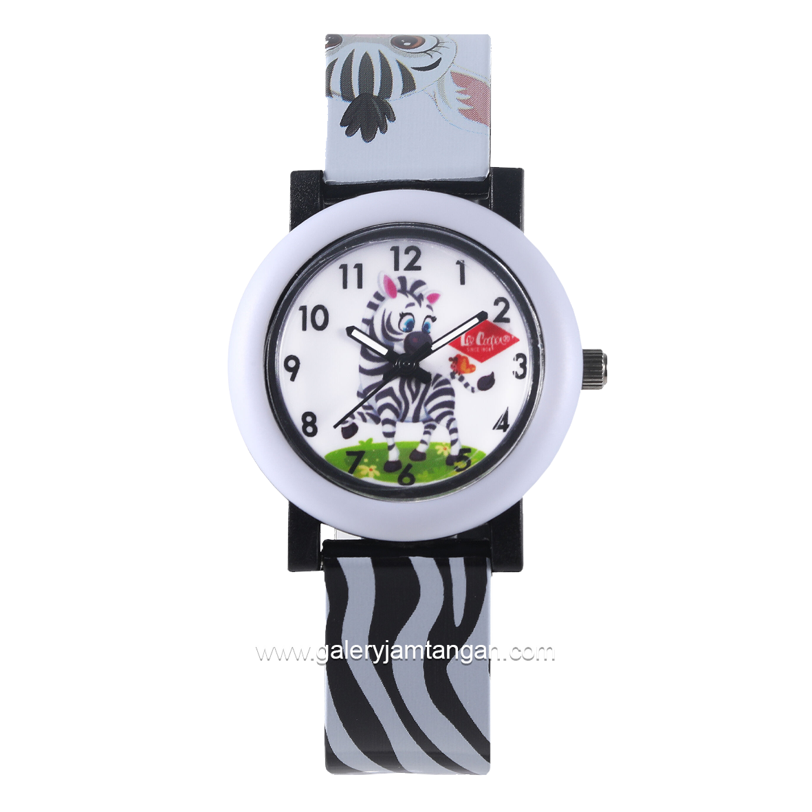 LEE COOPER LC.K.2.636 Kid's Watches Black White Rubber Strap