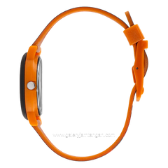 LEE COOPER LC.K.2.831 Kid's Watches Black Orange Rubber Strap