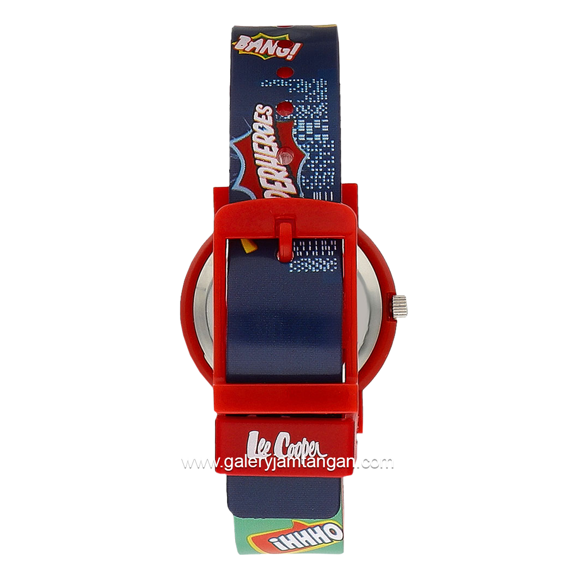 LEE COOPER LC.K.2.869 Kid's Watches Navy Green Rubber Strap