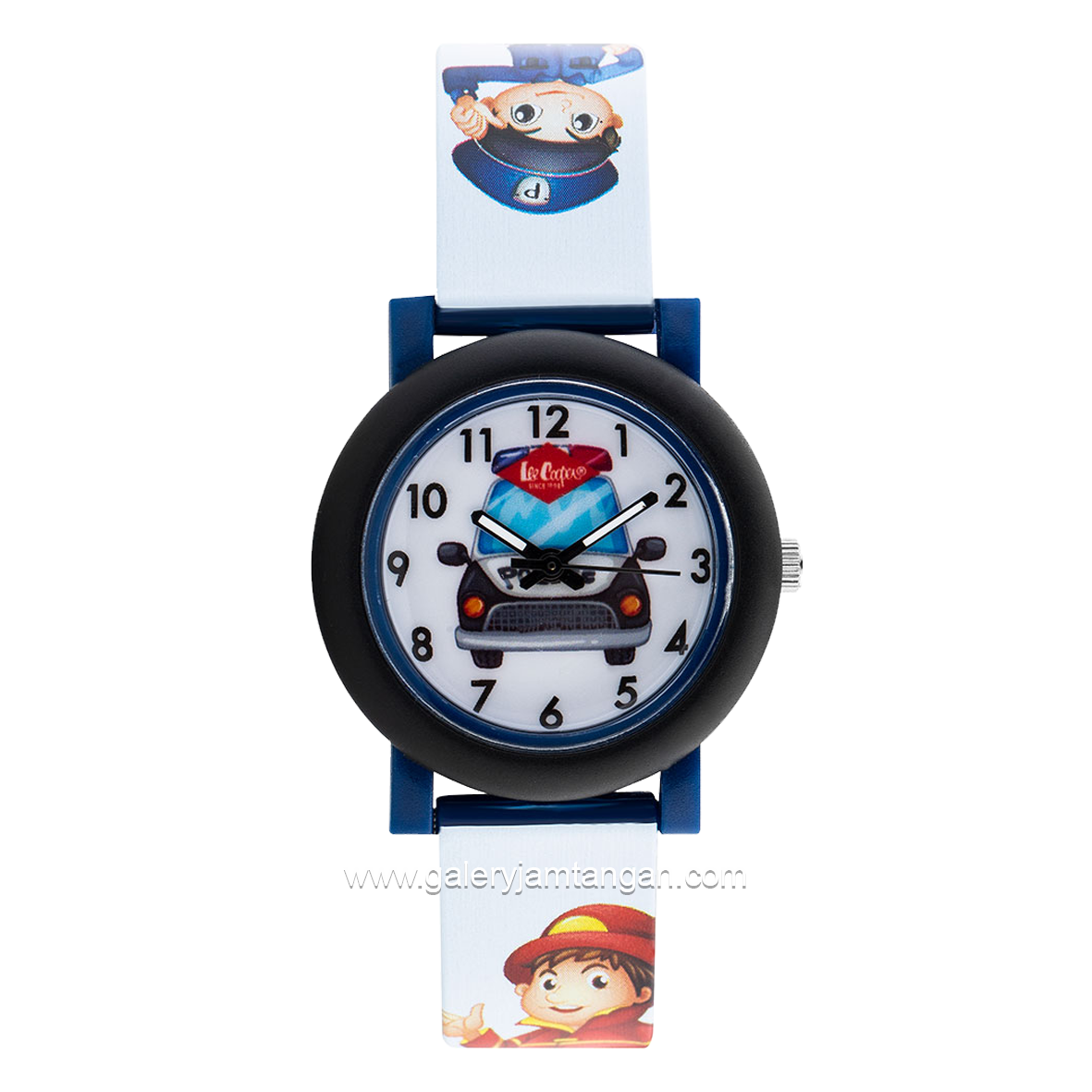 LEE COOPER LC.K.2.933 Kid's Watches White Black Rubber Strap