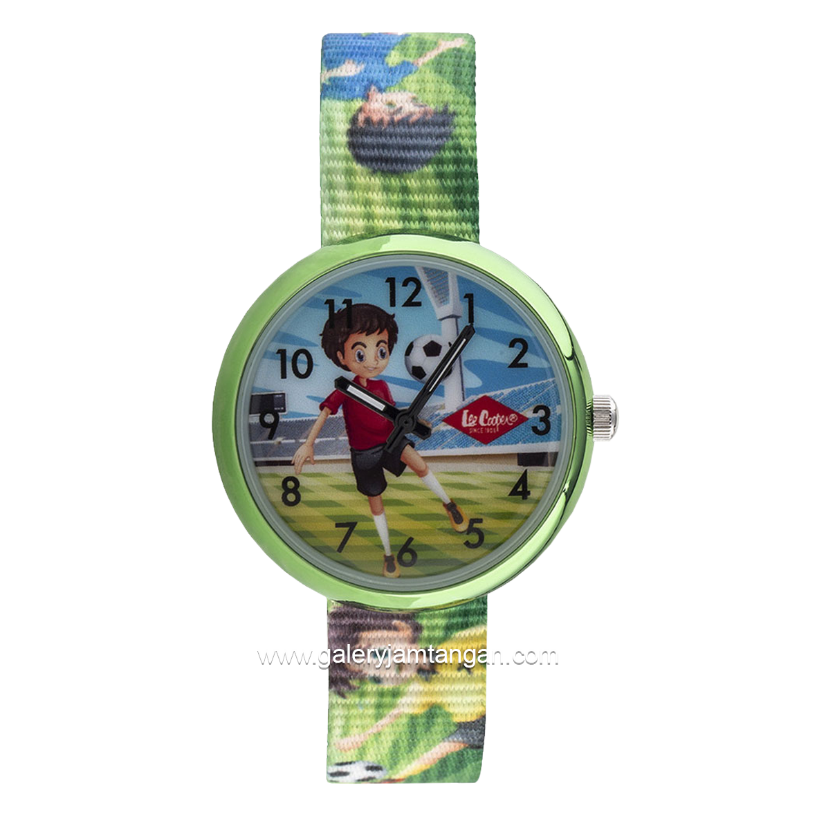 LEE COOPER LC.K.3.677 Kid's Watches Green Rubber Strap