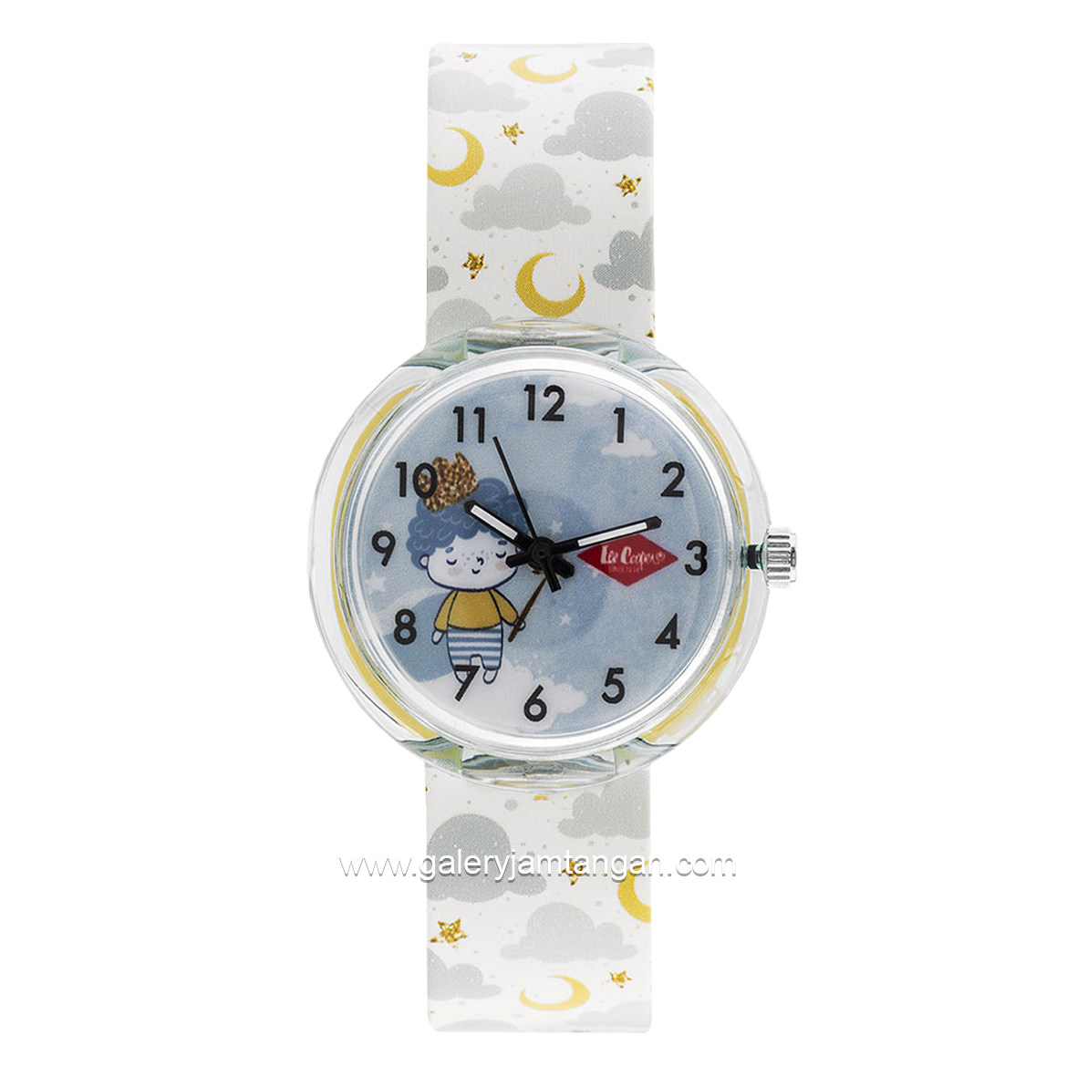 LEE COOPER LC.K.4.063 Kid's Watches White Grey Rubber Strap