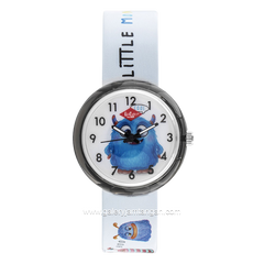 LEE COOPER LC.K.4.633 Kid's Watches White Black Rubber Strap