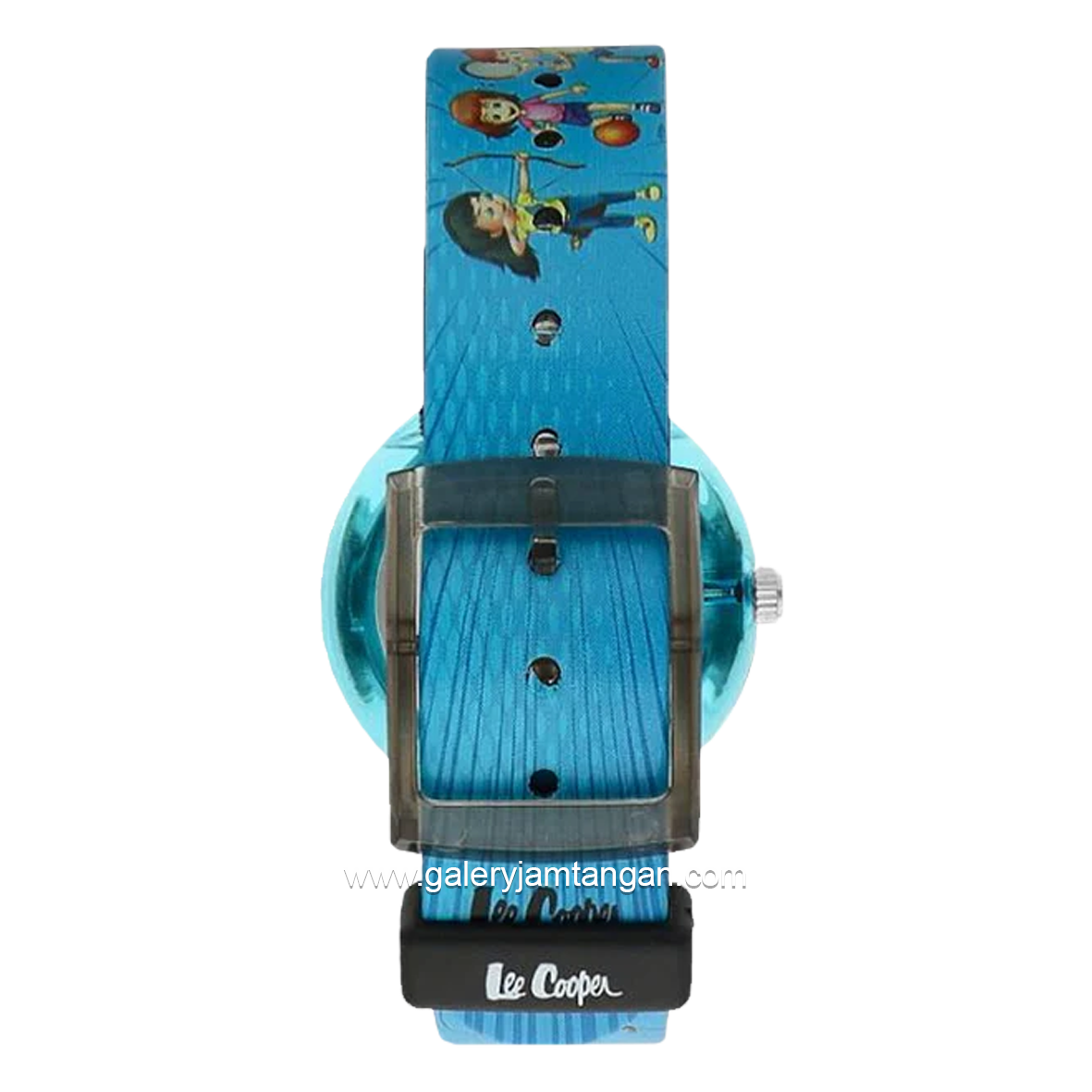 LEE COOPER LC.K.4.639 Kid's Watches Blue Dial White Rubber Strap
