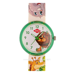 LEE COOPER LC.K.4.737 Kid's Watches Cream Green Rubber Strap