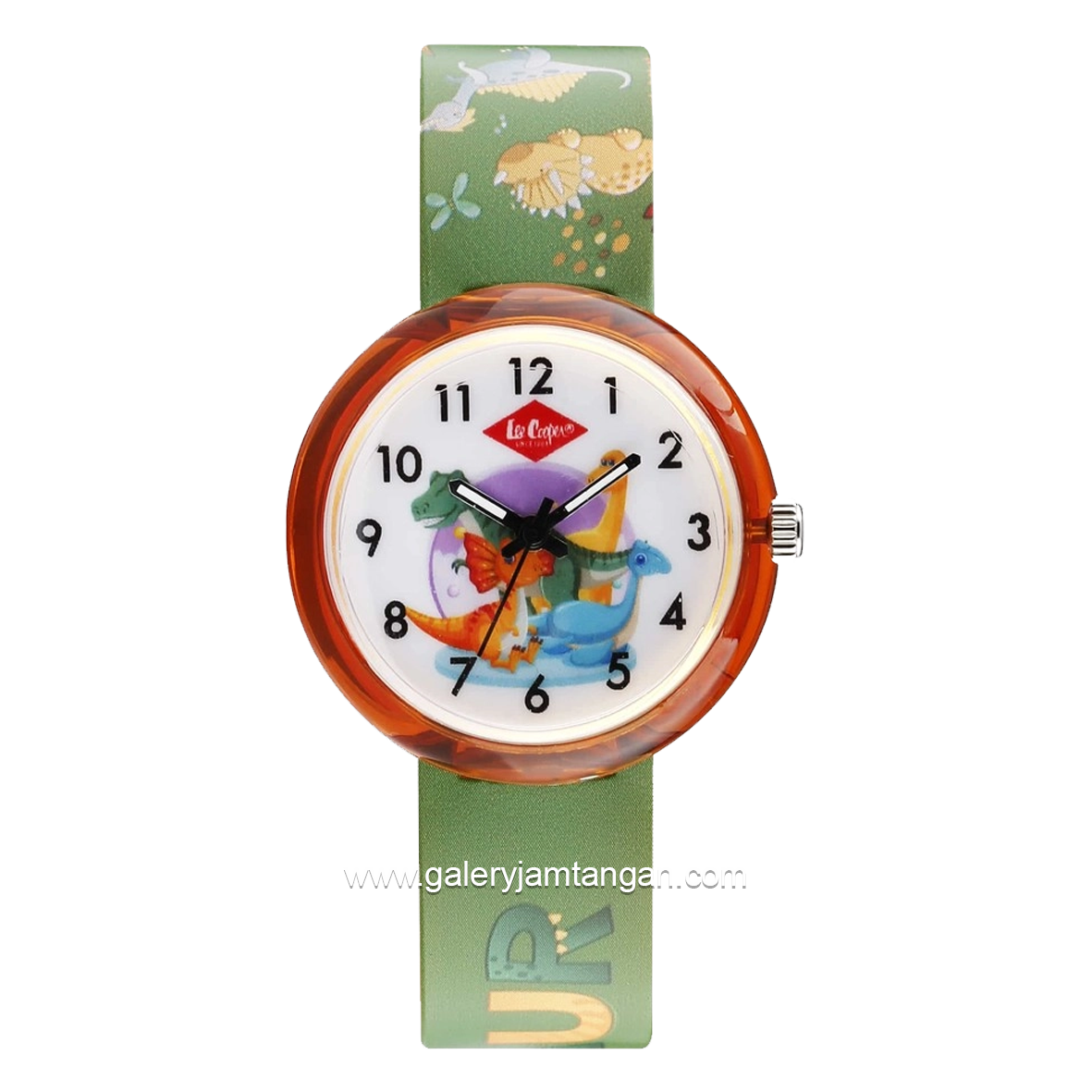 LEE COOPER LC.K.4.777 Kid's Watches Green Res Rubber Strap
