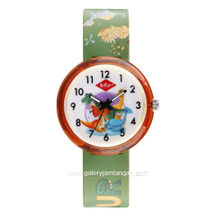 LEE COOPER LC.K.4.777 Kid's Watches Green Res Rubber Strap