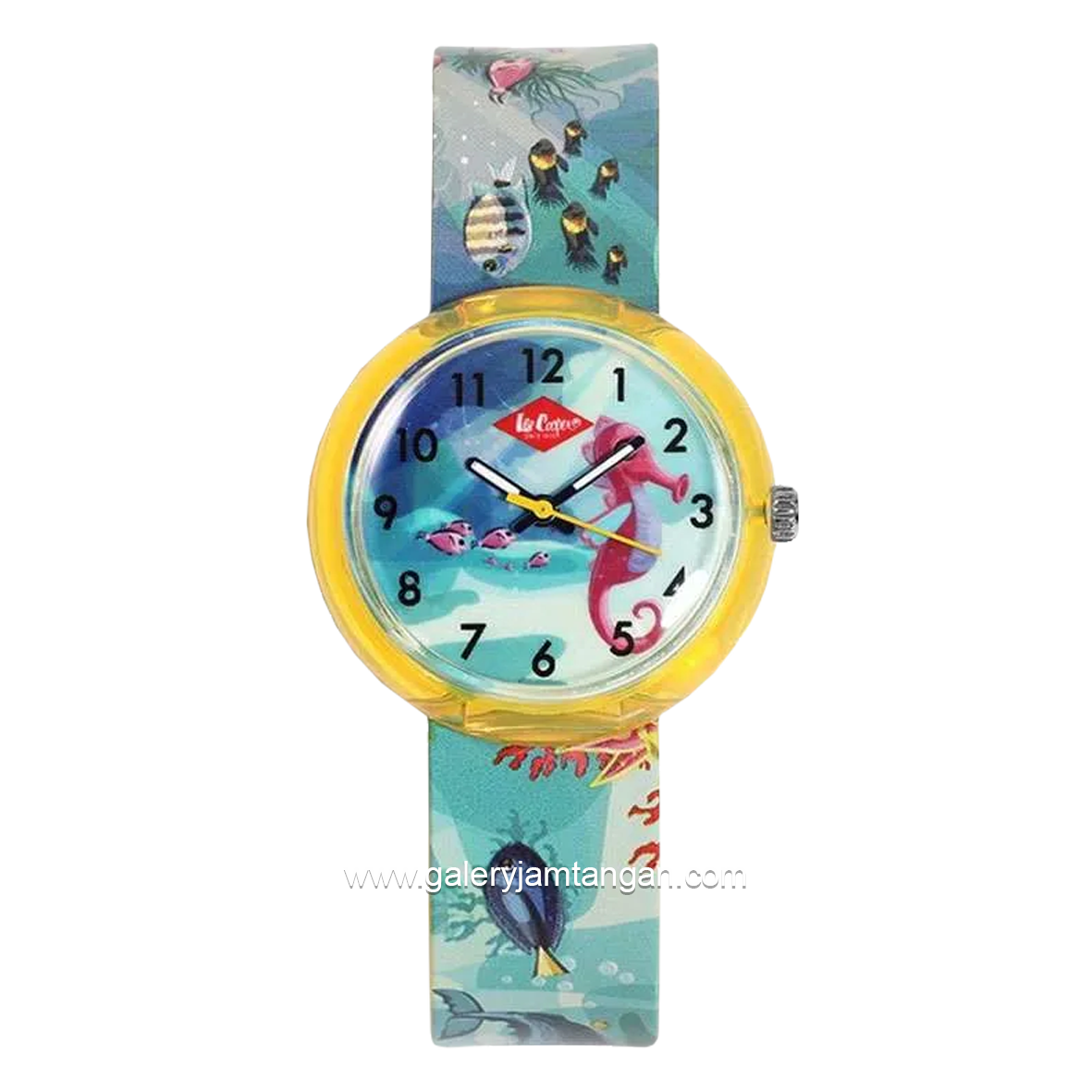 LEE COOPER LC.K.4.889 Kid's Watches Blue Yellow Rubber Strap