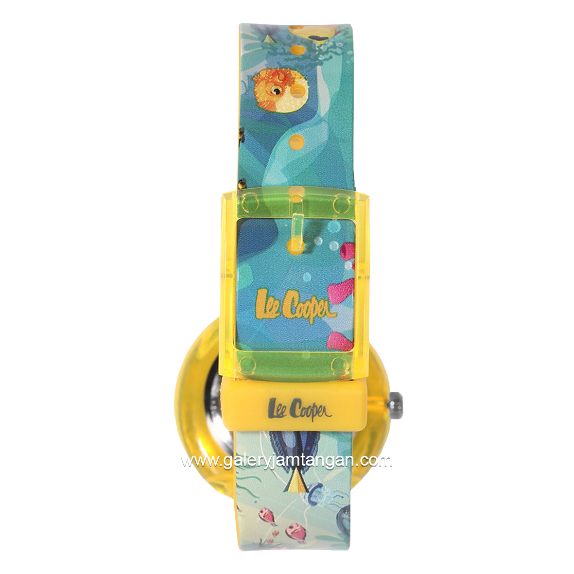 LEE COOPER LC.K.4.889 Kid's Watches Blue Yellow Rubber Strap