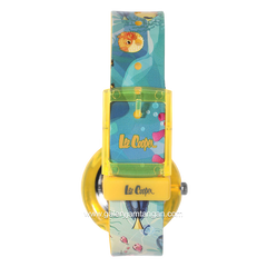 LEE COOPER LC.K.4.889 Kid's Watches Blue Yellow Rubber Strap