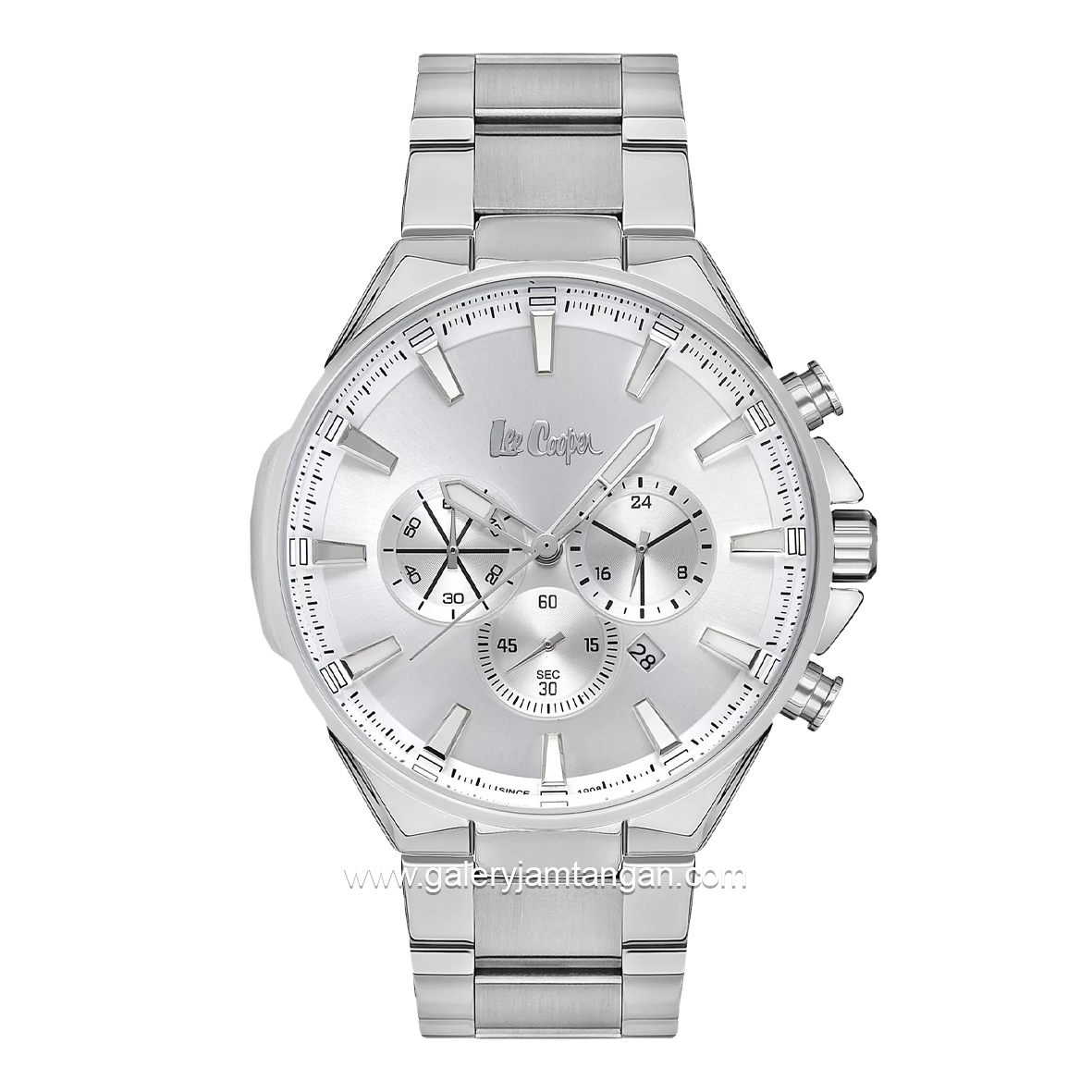 LEE COOPER LC06850.330 Chronograph Silver Stainless Steel