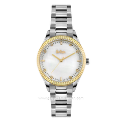 LEE COOPER LC06947.220 Silver Dial White Stainless Steel