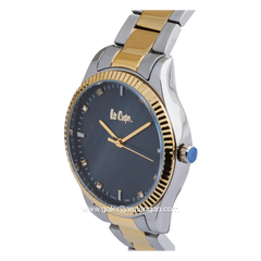 LEE COOPER LC06947.250 Silver Dial Black Stainless Steel