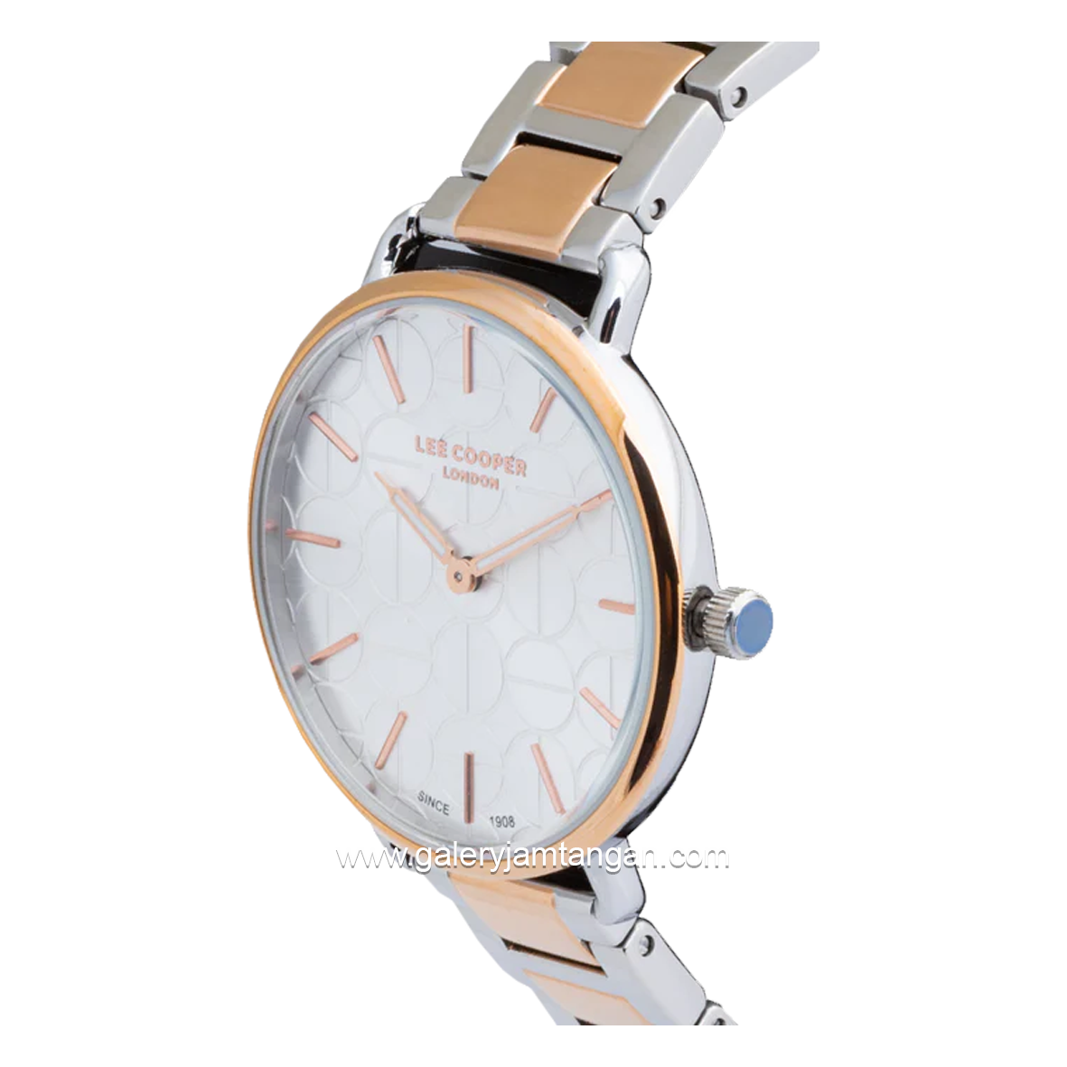 LEE COOPER LC07043.530 Silver Rosegold Stainless Steel