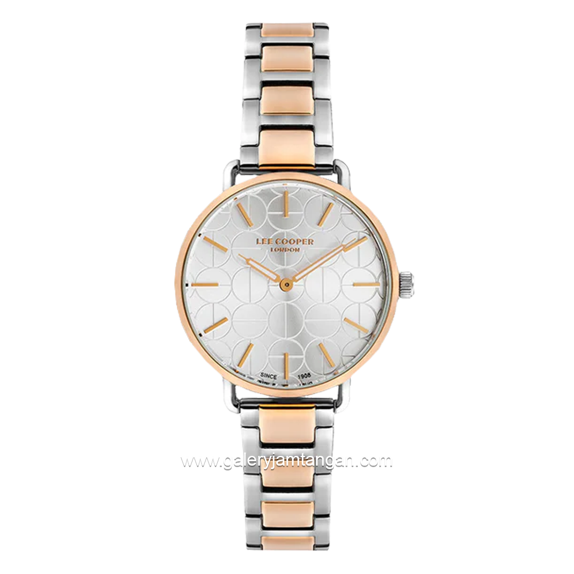 LEE COOPER LC07043.530 Silver Rosegold Stainless Steel