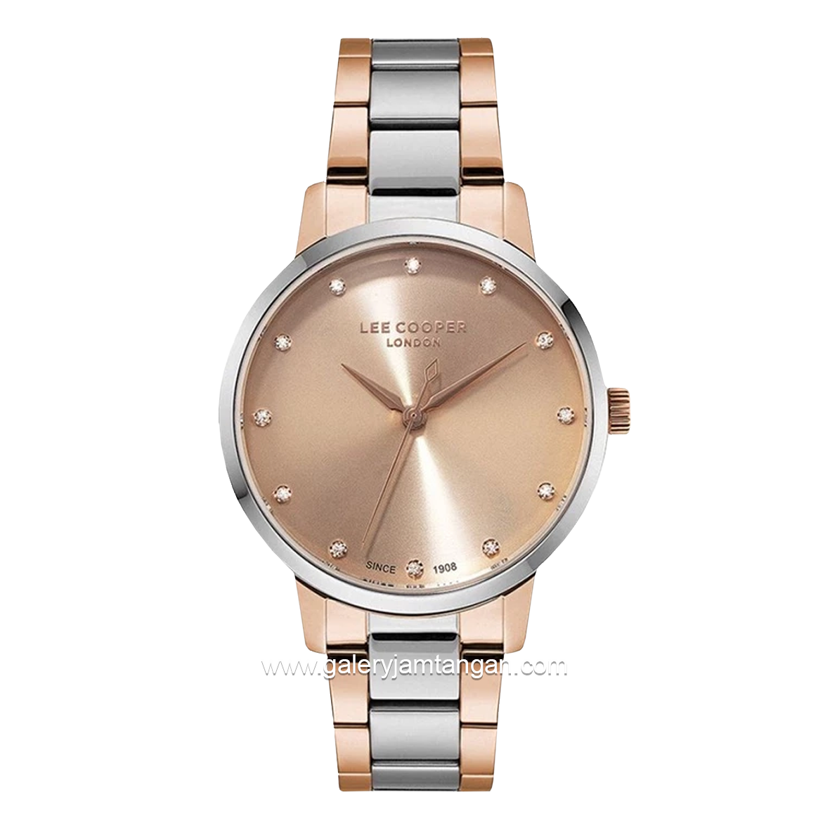 LEE COOPER LC07045.510 Rosegold Silver Stainless Steel