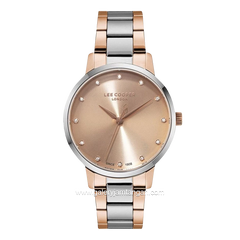 LEE COOPER LC07045.510 Rosegold Silver Stainless Steel