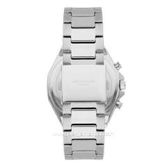 LEE COOPER LC07319.360 Silver Dial Black Stainless Steel