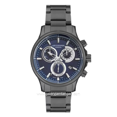 LEE COOPER LC07360.090 Black Dial Blue Stainless Steel