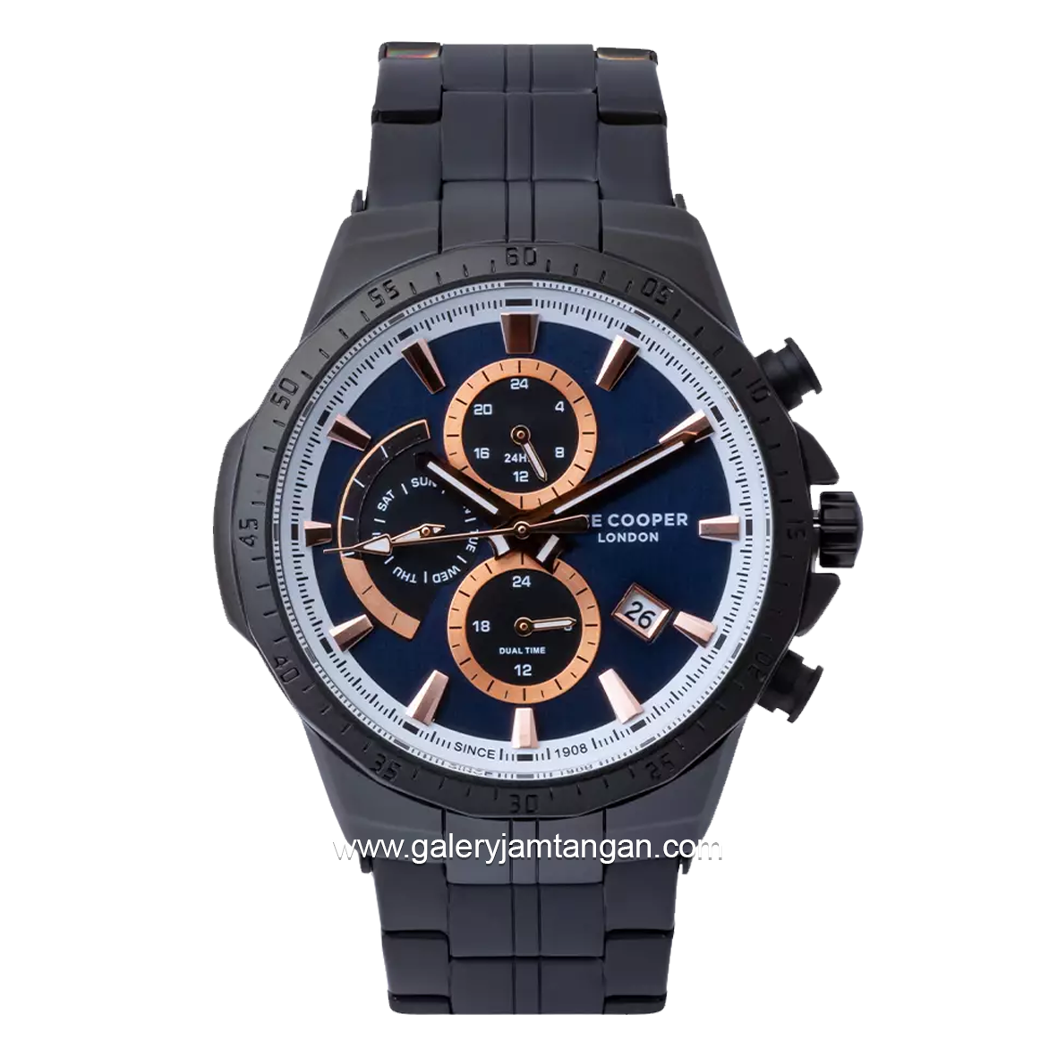 LEE COOPER LC07379.690 Full Black Stainless Steel