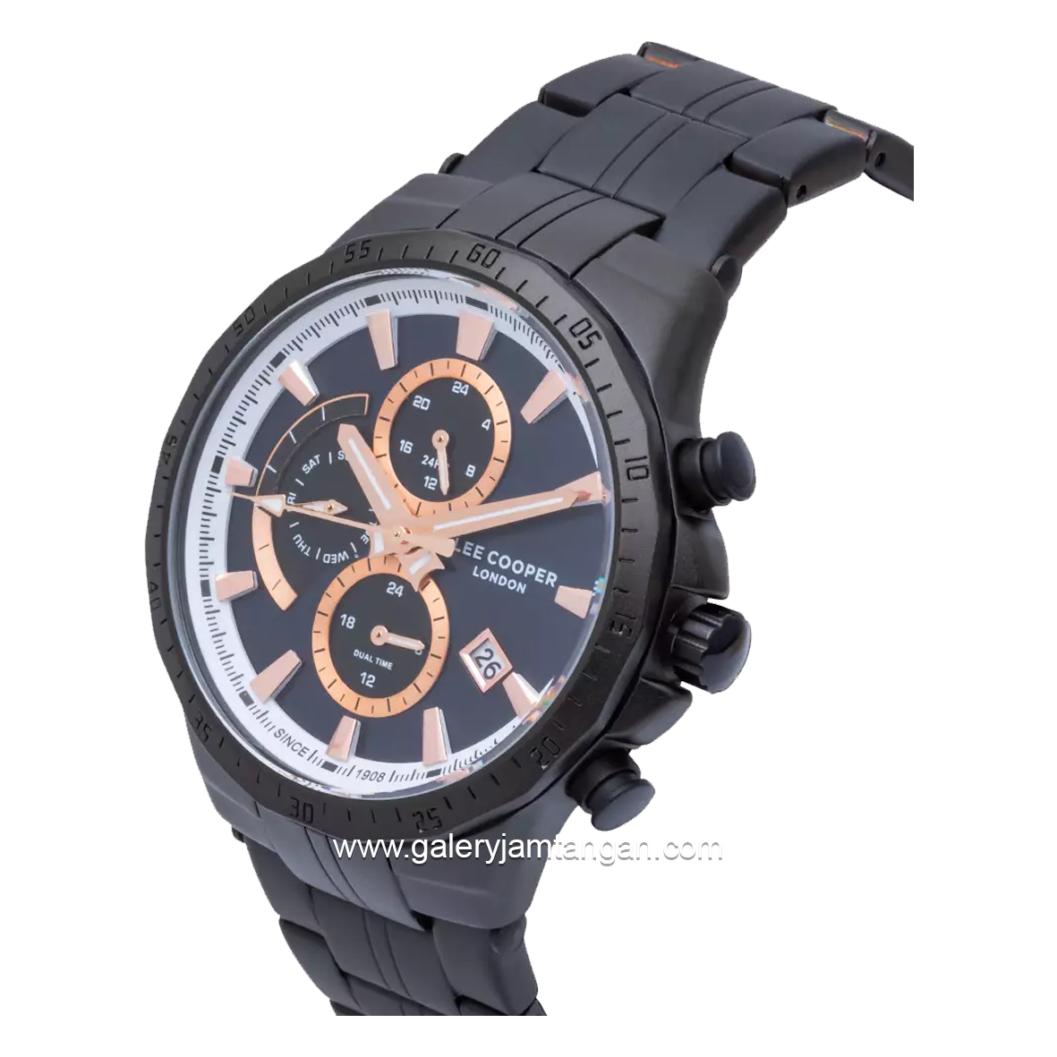 LEE COOPER LC07379.690 Full Black Stainless Steel