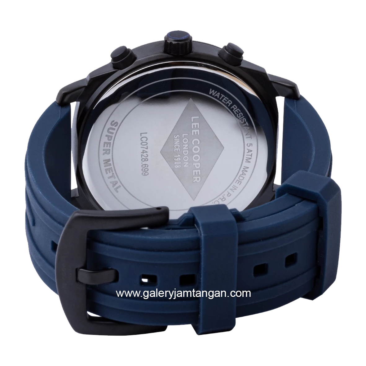 LEE COOPER LC07428.699 Navy Black Rubber Strap