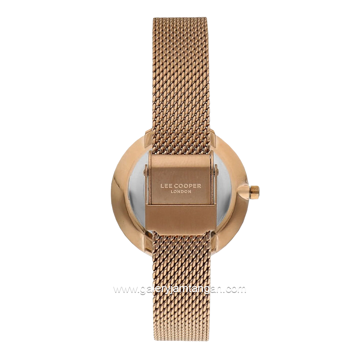 LEE COOPER LC07601.420 Gold Dial White Stainless Steel