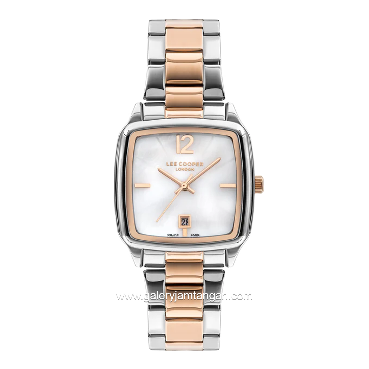 LEE COOPER LC07612.520 Silver Rosegold Stainless Steel