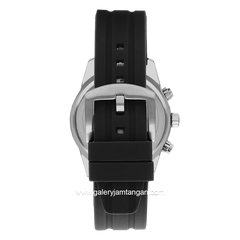 LEE COOPER LC07628.351 Movement Watch Black Silicone Strap