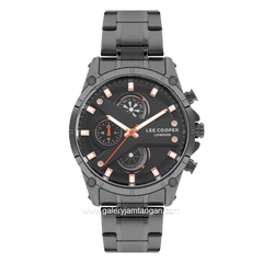 LEE COOPER LC07637.060 Chronograph Black Stainless Steel
