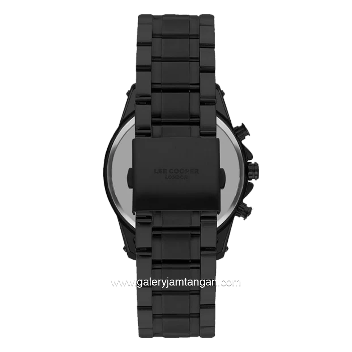 LEE COOPER LC07637.670 Black Dial Green Stainless Steel