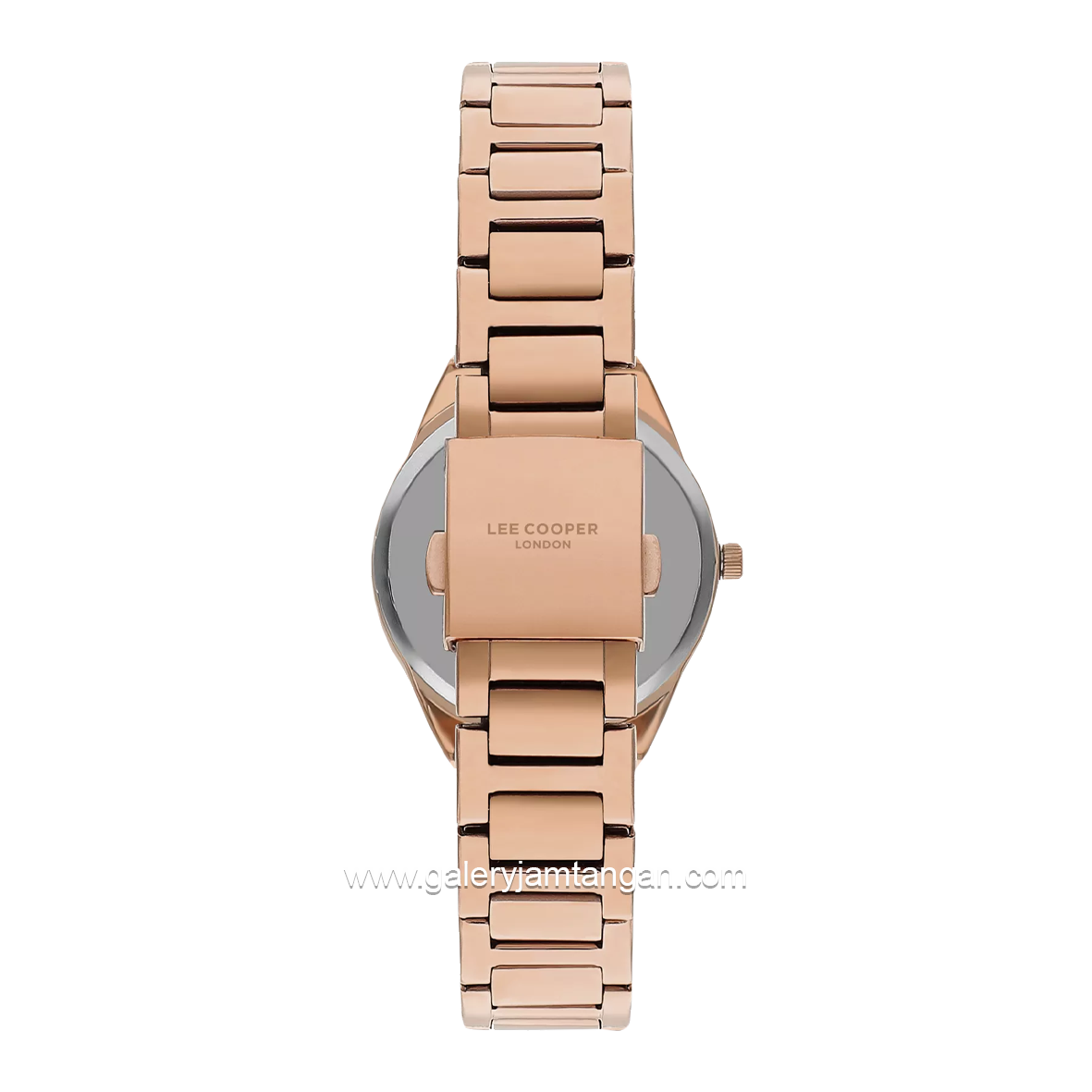 LEE COOPER LC07643.430 Rosegold Dial Silver Stainless Steel