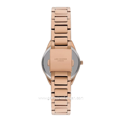 LEE COOPER LC07643.430 Rosegold Dial Silver Stainless Steel