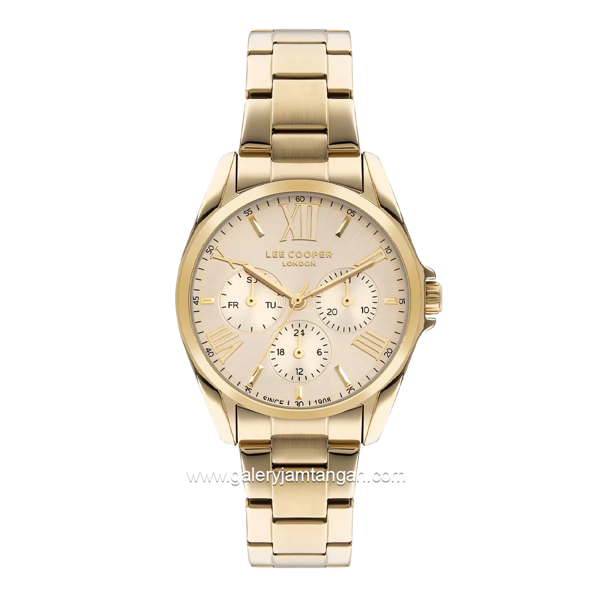 LEE COOPER LC07685.110 Women's Watches Gold Stainless Steel