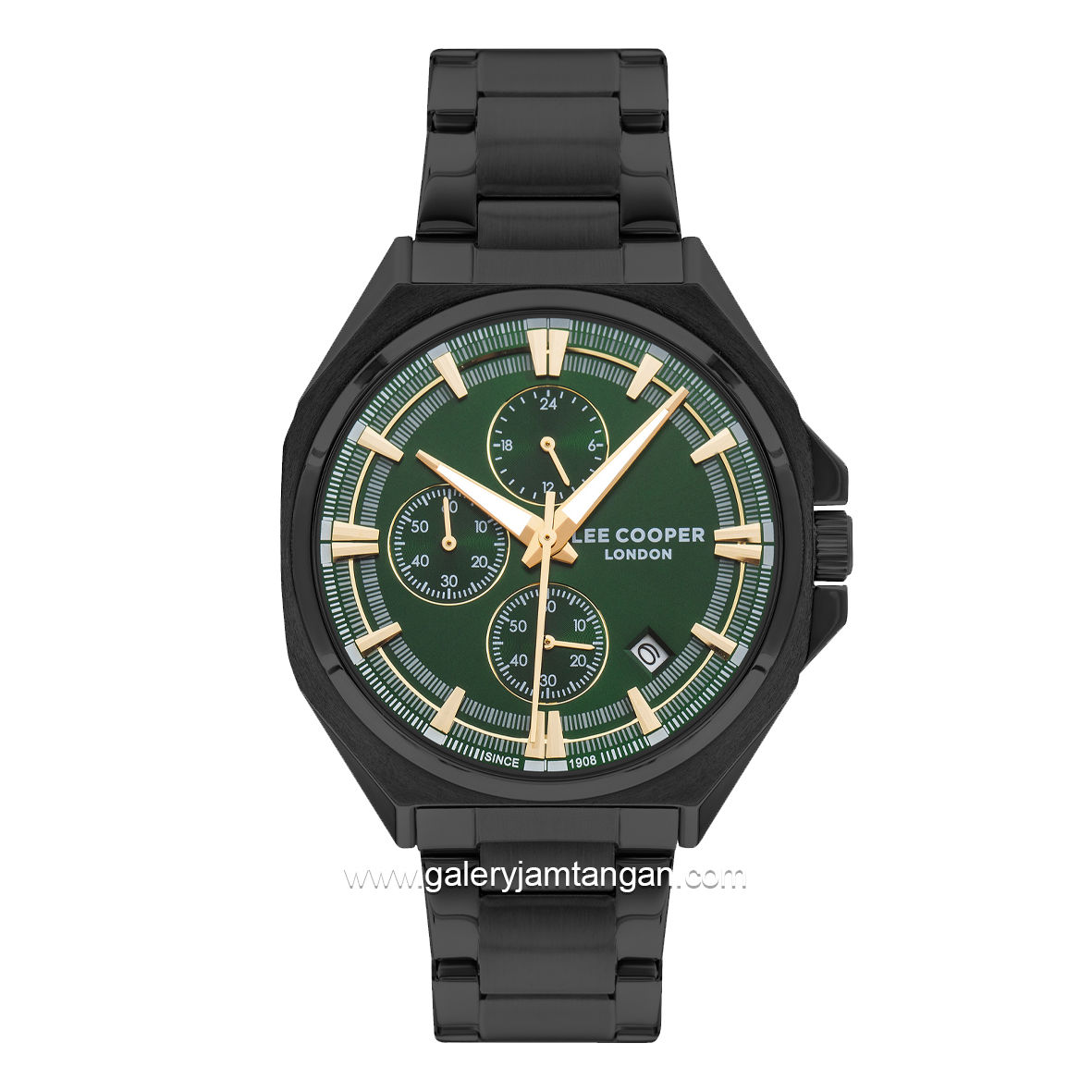 LEE COOPER LC07716.670 Black Green Stainless Steel