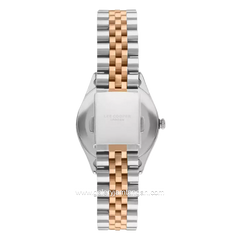 LEE COOPER LC07818.520 Analog Elegance Silver Rosegold Stainless Steel
