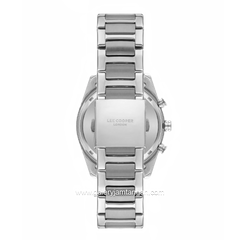 LEE COOPER LC07948.350 Silver Dial Black Stainless Steel