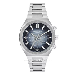 LEE COOPER LC07959.390 Silver Dial Black Stainless Steel