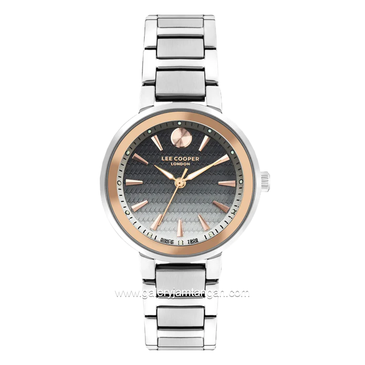 LEE COOPER LC07972.530 3 Hands Silver Rosegold Stainless Steel