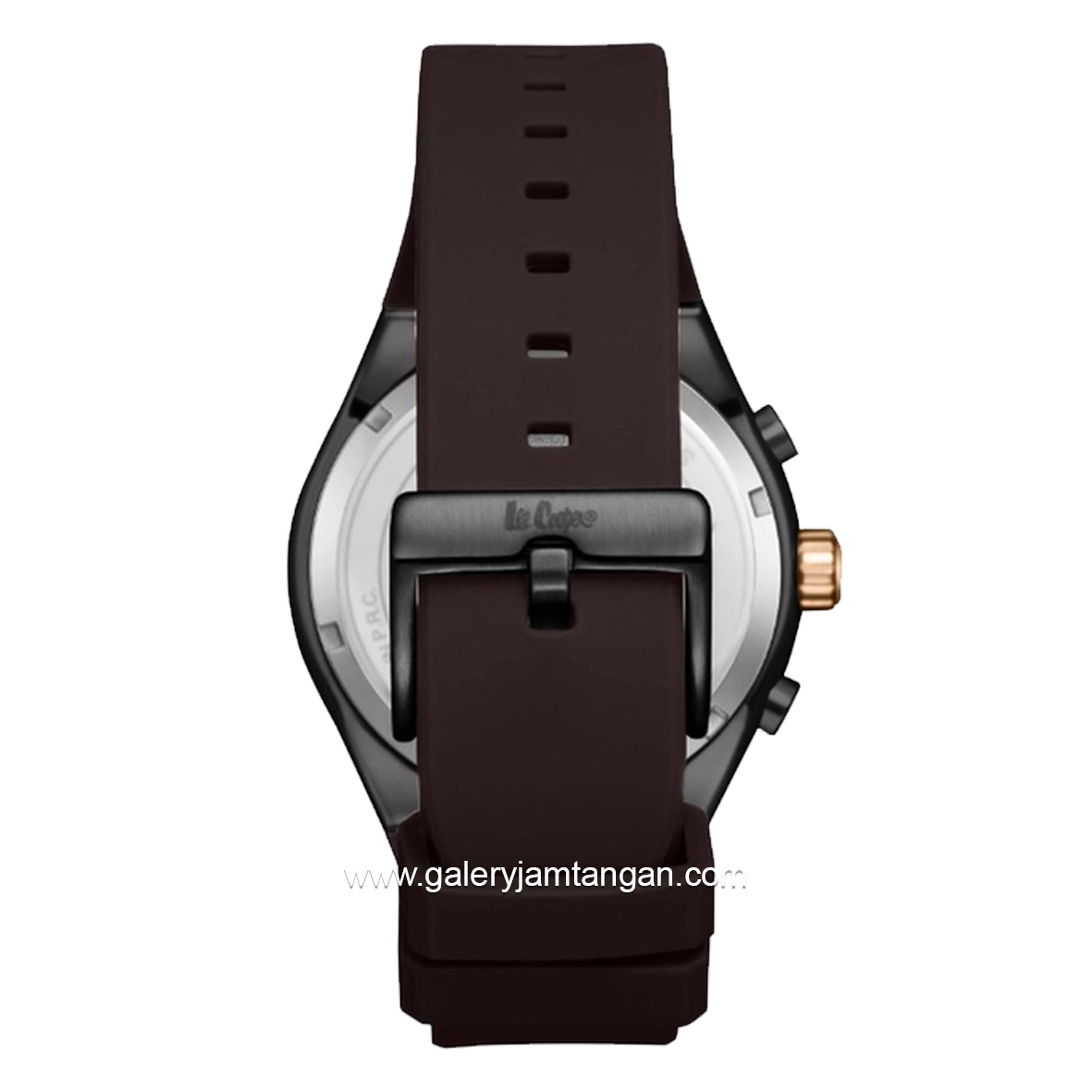 LEE COOPER LC08063.061 Chronograph Brown Black Rubber Strap