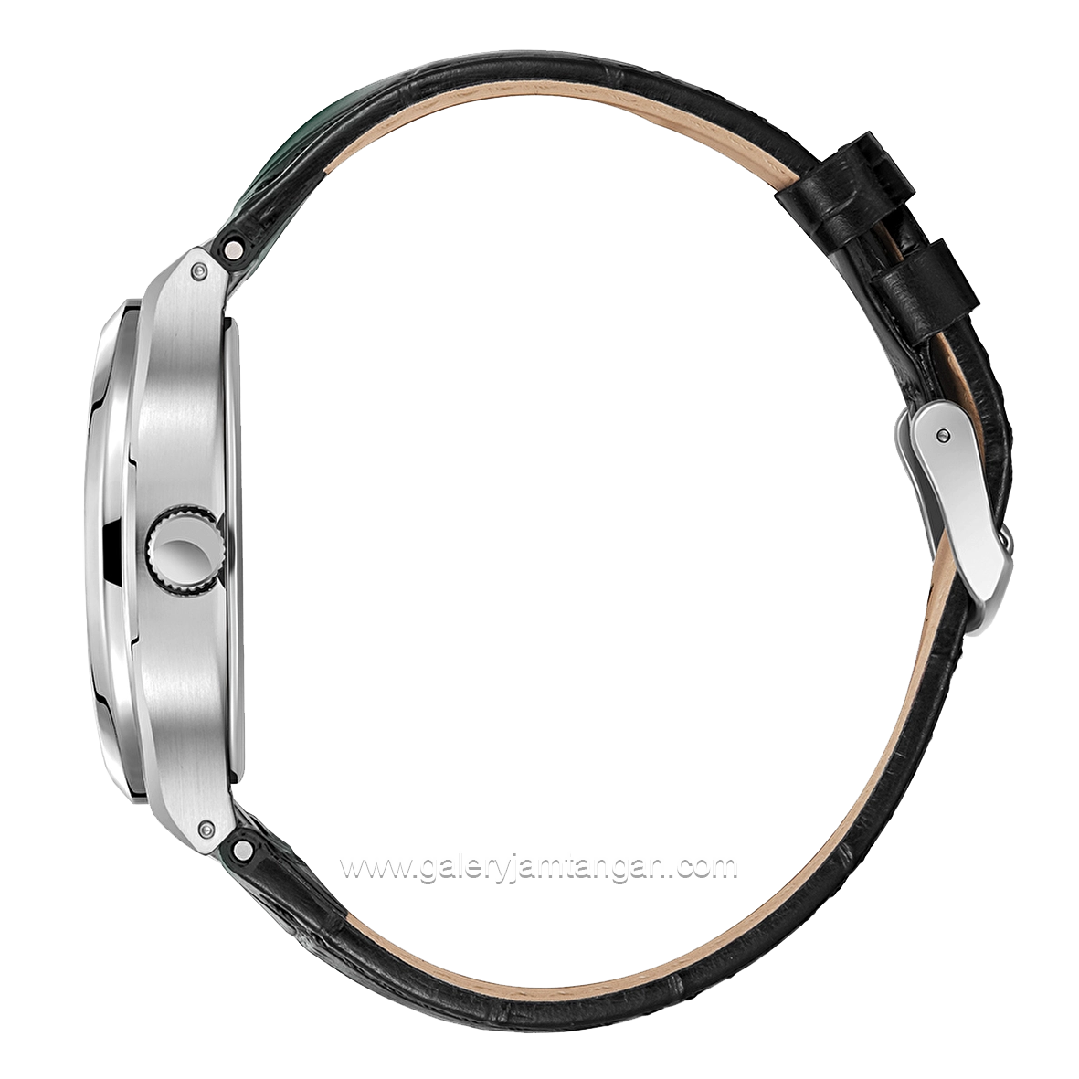 LEE COOPER LC08179.331 Black Silver Leather Strap