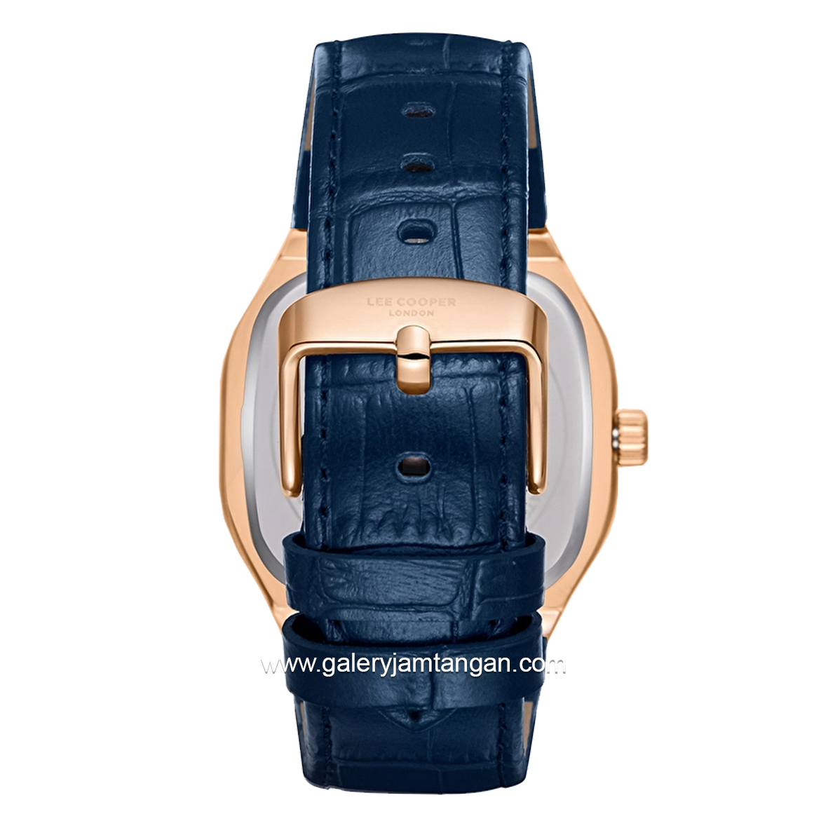 LEE COOPER LC08179.495 Navy Gold Leather Strap