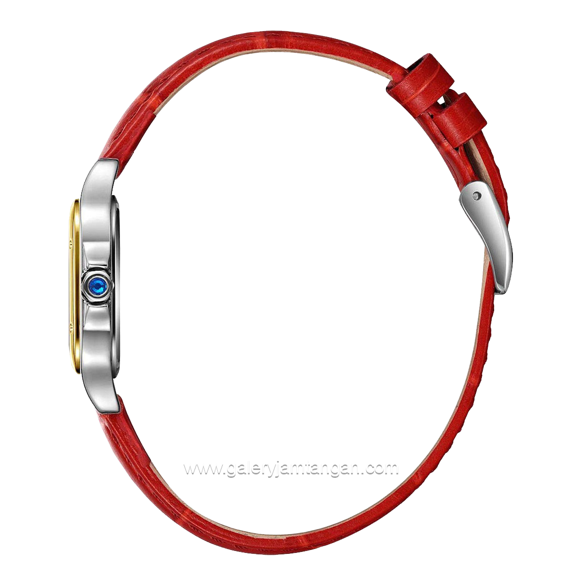 LEE COOPER LC08191.238 Women's Watches Red Gold Leather Strap