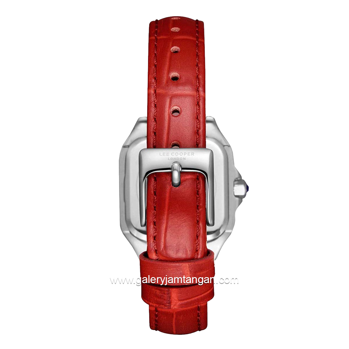 LEE COOPER LC08191.238 Women's Watches Red Gold Leather Strap