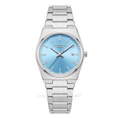 LEE COOPER LC08195.300 Silver Dial Blue Stainless Steel