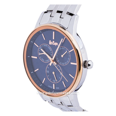 LEE COOPER LC06498.590 Silver Dial Navy Stainless Steel