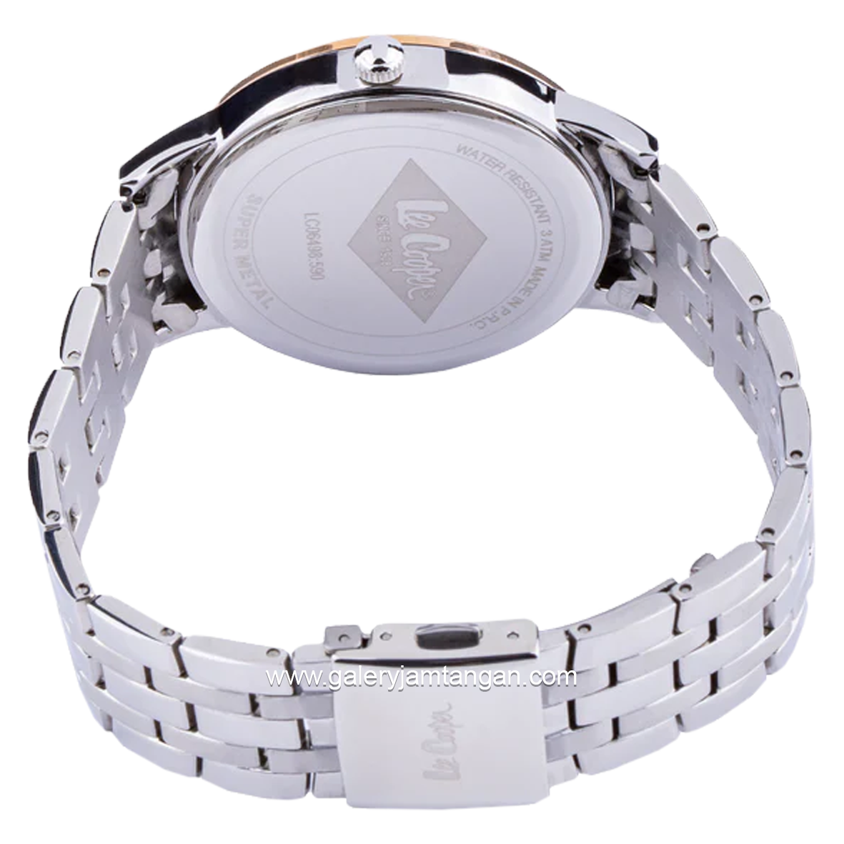 LEE COOPER LC06498.590 Silver Dial Navy Stainless Steel