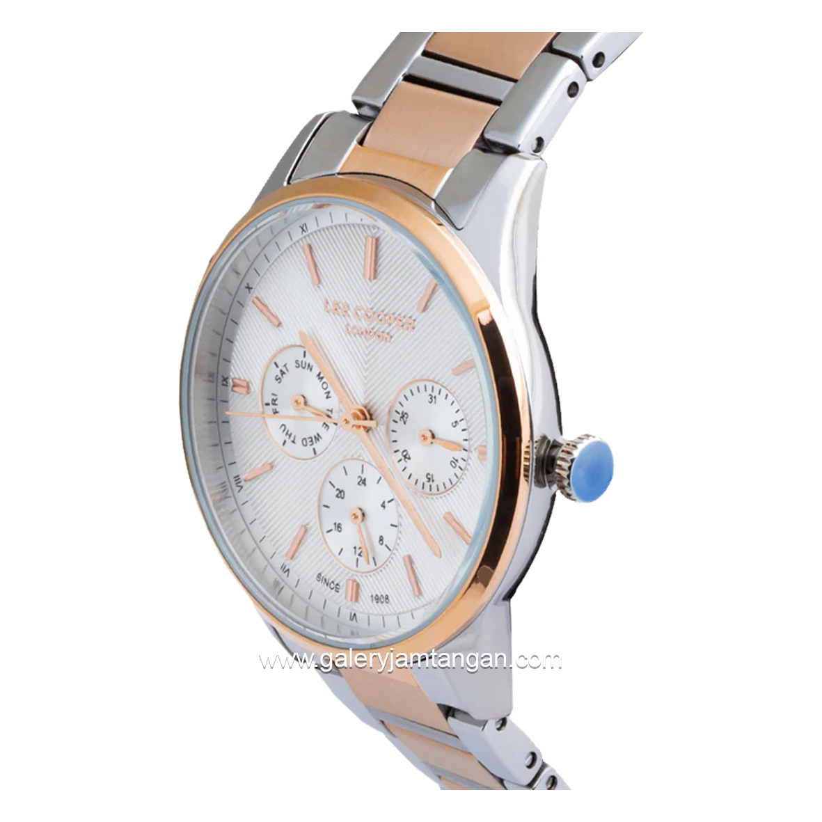 LEE COOPER LC07024.530 Silver Rosegold Stainless Steel