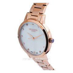 LEE COOPER LC07045.420 Rosegold Dial White Stainless Steel