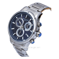 LEE COOPER LC07360.390 Silver Dial Blue Stainless Steel